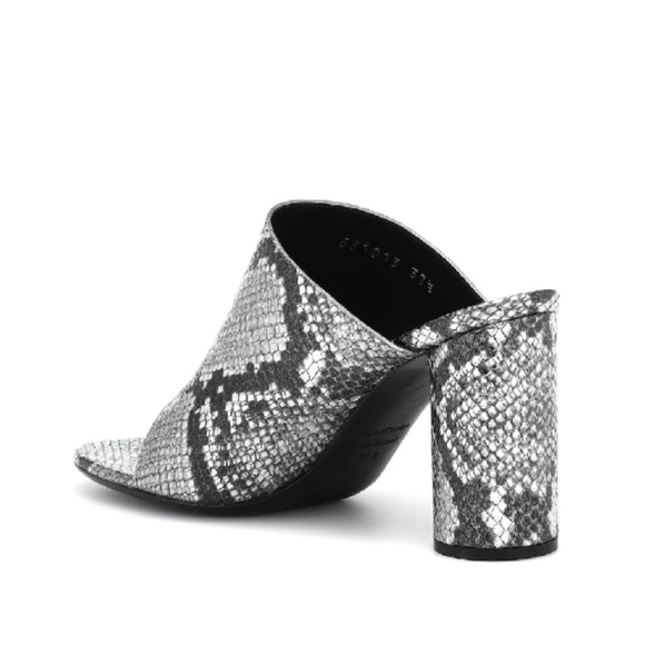 Balenciaga Snake-effect Leather Sandals - Picture 2 of 4